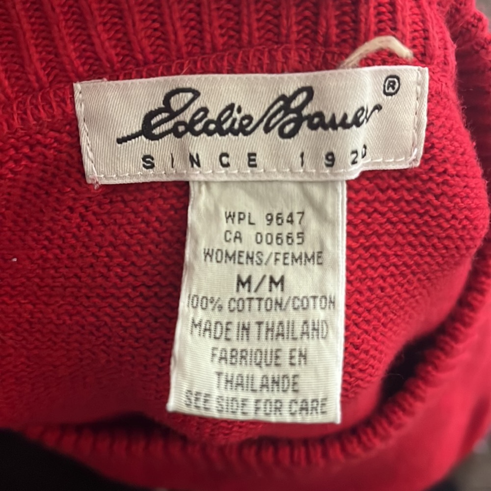 Snowflake Geometrical Color Block Sweater - image 7